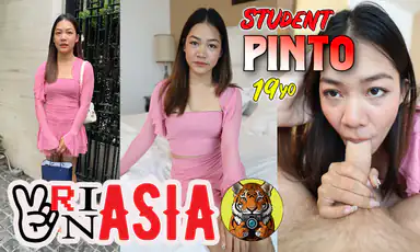 Superläcker thailändsk student knullar hårt på första dejten