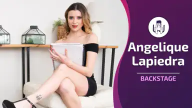 Backstage med Angelique Lapiedra