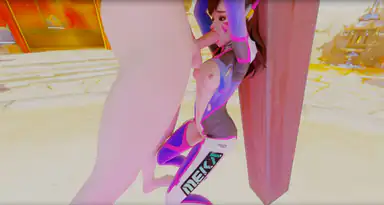 Overwatch D Va Knullad i Ansiktet