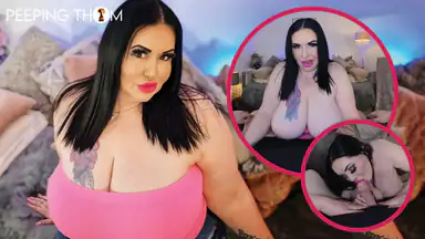 BBW-granne avbrytar pluggandet - Mia MILF
