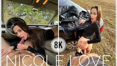 På resa med sexiga Nicole
