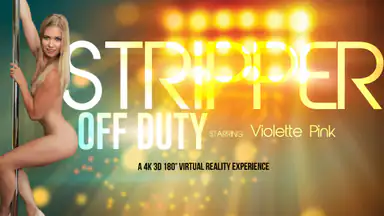 Stripper i tjänsten, europeisk VR-striptease-onani