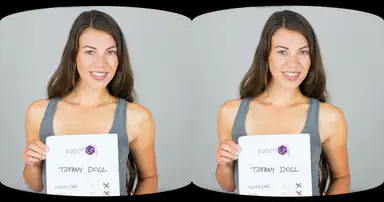 Fransk skönhet i VR-casting