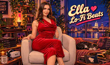 Ella Reese Älskar Lo Fi Beats VR Porrmusikmix av Fap VR