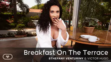Frukost på terrassen
