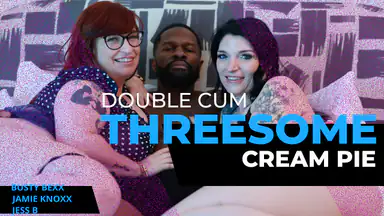 Dubbel Sperma Trío Creampie