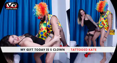 Min gåva idag är Kate med clowntatuering