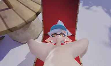 Marie ger dig en söt blowjob 3D VR