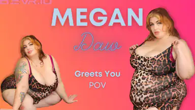 Rödhårig SSBBW med jättebröst i doggystyle, Megan Daw