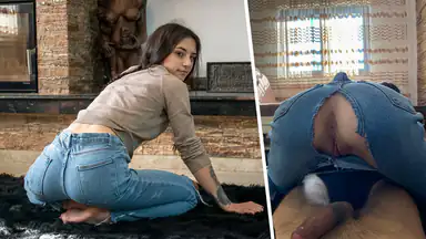Han rev sönder mina favoritjeans och knullade mig!