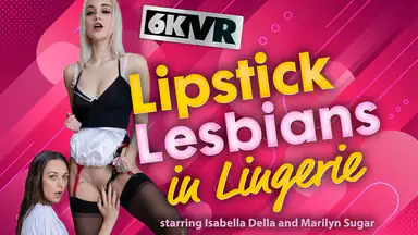 Läppstiftslesbiska i Underkläder