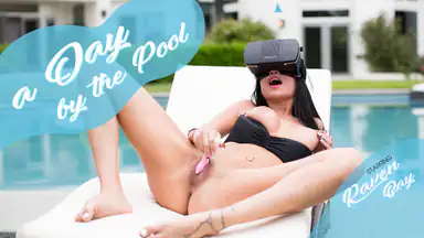 En Dag vid Poolen Het Brud Rosa Vibrator VR