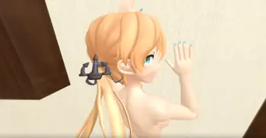 Eugen stående bakifrån – VR anime porrfilm