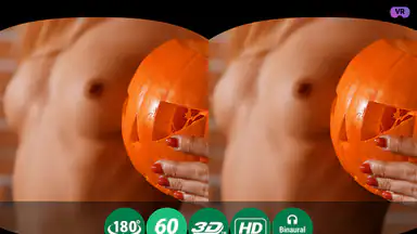 Busig liten fräken har speciellt sexgodis till halloween