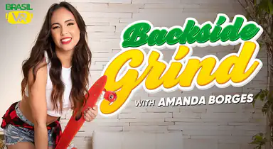 Knulla bakifrån med grind