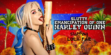 Den slampiga frigörelsen av en Harley Quinn