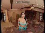 VR Conk Jasmine & Aladdin-pornoparodi med den heta - Sophia Leone i VR-porno
