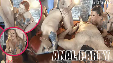 Tilly och Gigi Analparty 1