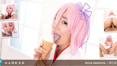 Vaniljglass och creampie till Anna Saotome