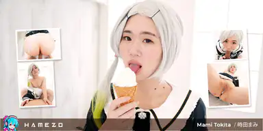 Glass och creampie-godis åt Mami Tokita