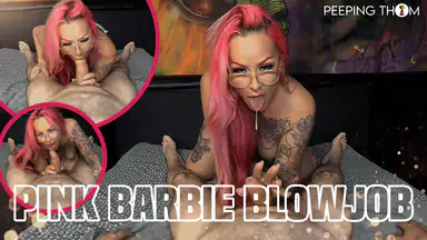 Sammie Thomas rosa Barbie blowjob
