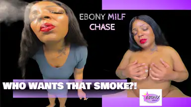 Rökande ebony-styvmor – MILF-rökfantasi [Passthrough]