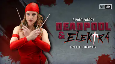 Deadpool Elektra en porrfilmsparodi