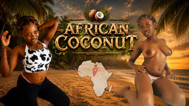 Afrika, enorma bröst, hett svett och ett knull så hårt