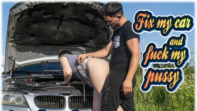 Laga min bil och knulla min fitta