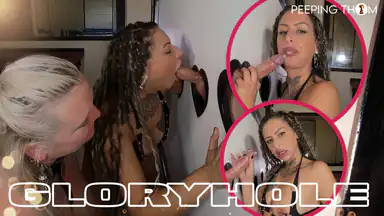 Ebony och Peggy Glory Hole del 1