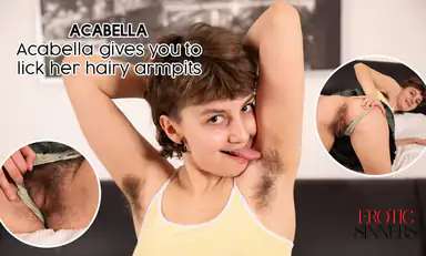 Acabella Gives You to Lick Her Hairy Armpits
