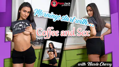 Morgnarna börjar med kaffe och sex - Nicole Cherry