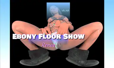 Ebony golvshow – sexig dans och tease, passthrough