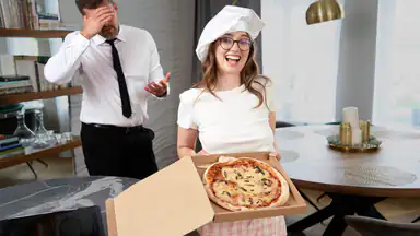 Pizza med extra kött Vt7ii