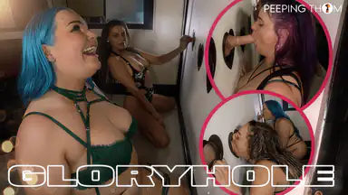 8K Offentligt Glory Hole Serie 3 Louise Belle Amelia