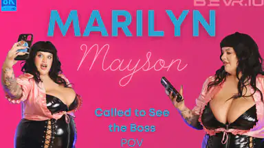 BBW med jättetuttar som bestämmer, Marilyn Mayson