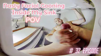 Gay Offentlig Runk, Lookbyte och Äcklig Facial Gooning i Min Diskho