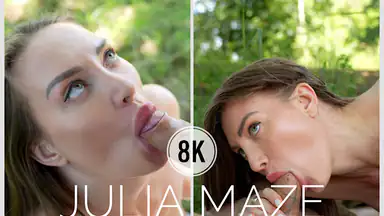 Filmar i naturen med Julia