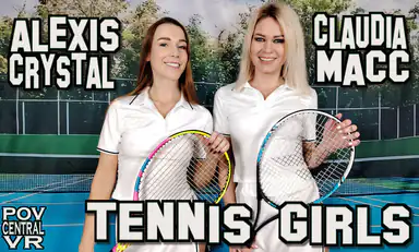 Alexis Crystal and Claudia Macc Tennis Girls