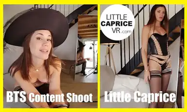 Little Caprice bakom kulisserna