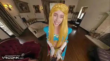 VR Conk Knulla prinsessan Zelda och kom i hennes blöta fitta i Nintendo-spelparodi HD-porno