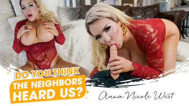 Anna Nicole West: Tror du att grannarna hörde oss?