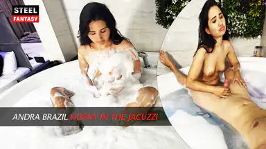 Andra Brazil kåt i jacuzzin