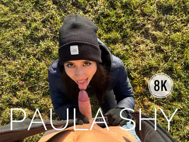 Blowjob på en resa med Paula