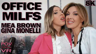 Gina Monelli och Mea Brown: Kontors-MILFar
