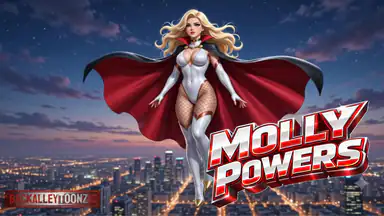 Tjock stor rumpa blondin superhjälte Molly