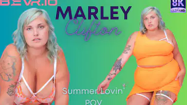 BBW-blonnin Marley Clifton med stora bröst