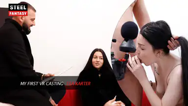 Min första VR-casting Lea Karter