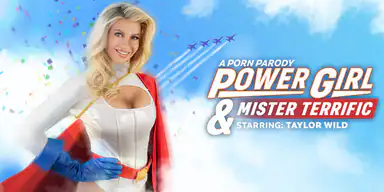 Power Girl och Mister Terrific, en porrparodi