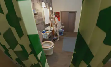 College Party Bathroom Quickie